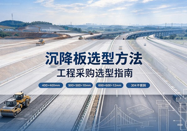 波密沉降板选择方法